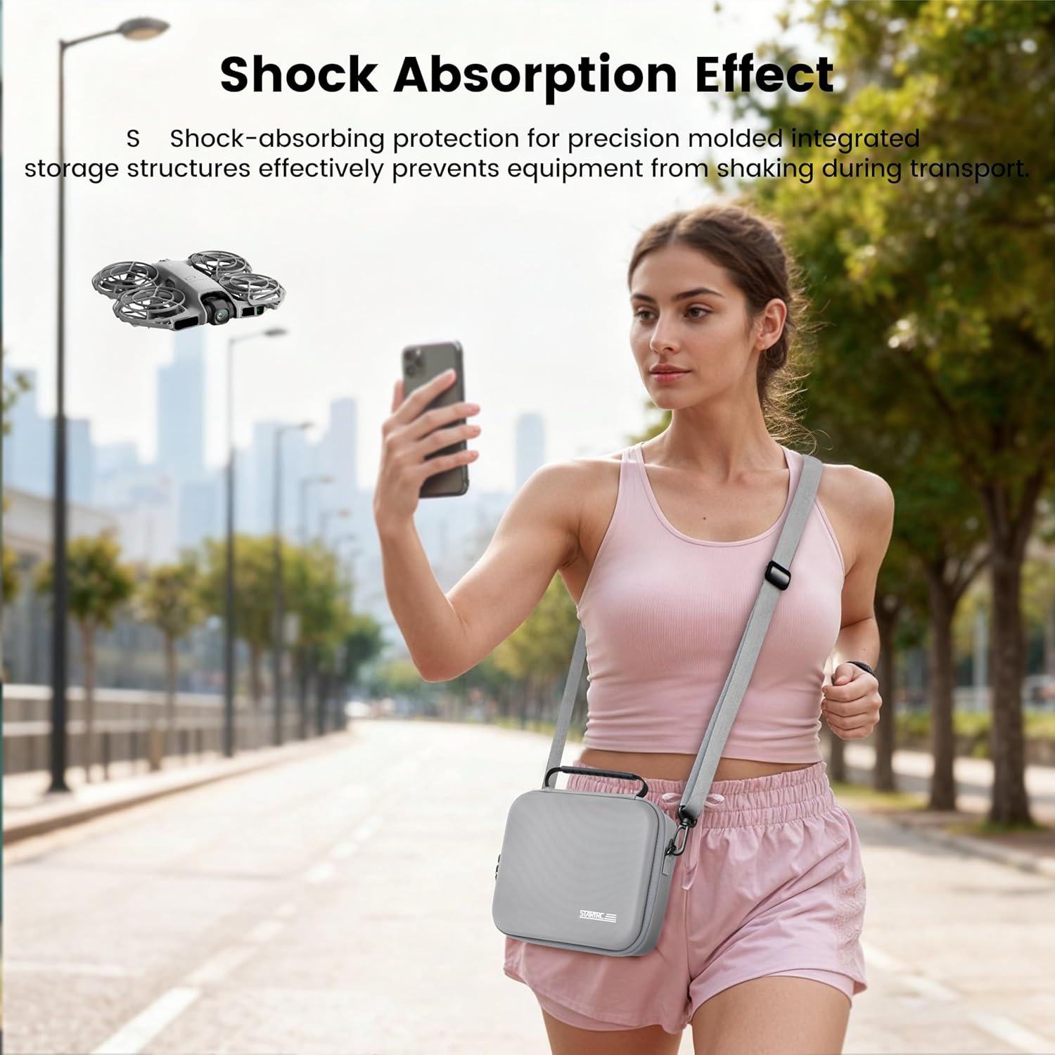 STARTRC Neo 2 Portable PU Shou - огляд і ціна Drone Battery Case