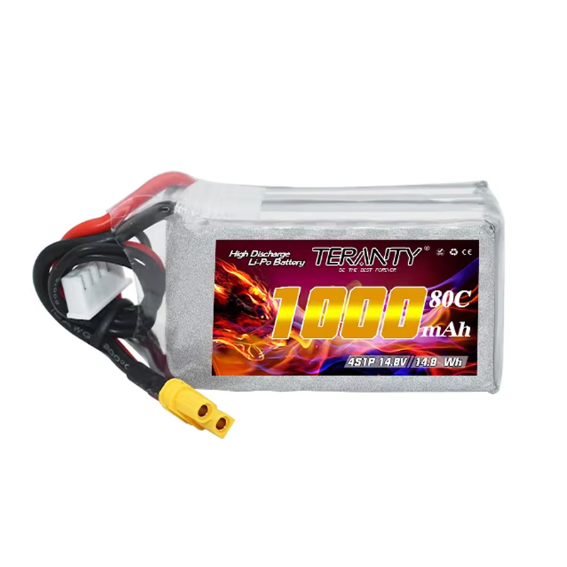 TERANTY 4S 1000mAh 14.8V 80C/1 - огляд і ціна Drone Battery Connector