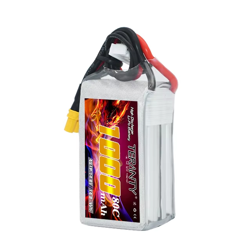 TERANTY 4S 1000mAh 14.8V 80C/1 - огляд і ціна Drone Battery Connector