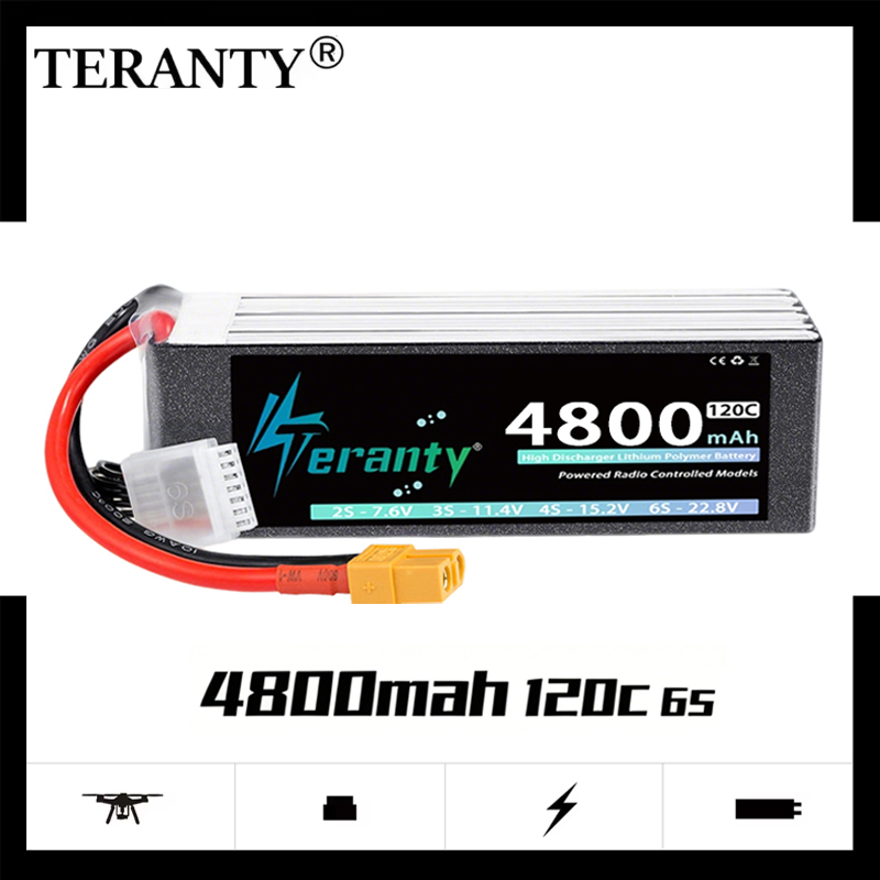 TERANTY 6S 4800mAh Lipo Batter - огляд і ціна Drone Battery Connector