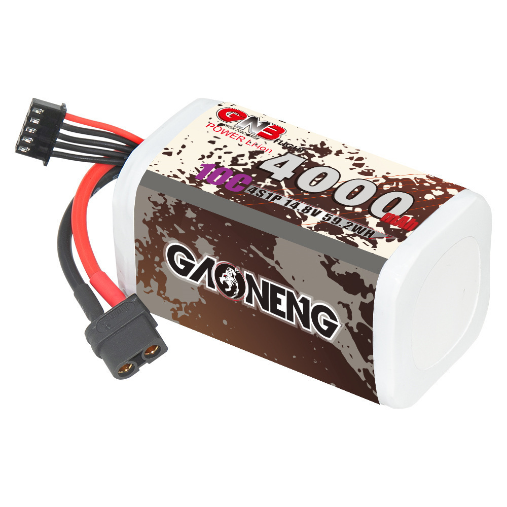 GNB 4000mAh 4S 14.8V 10C 20C W - огляд і ціна Drone Battery Connector