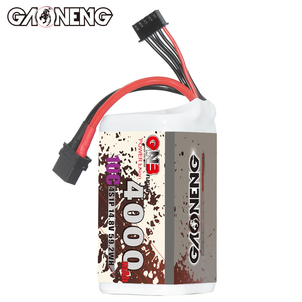 GNB 4000mAh 4S 14.8V 10C 20C W - огляд і ціна Drone Battery Connector